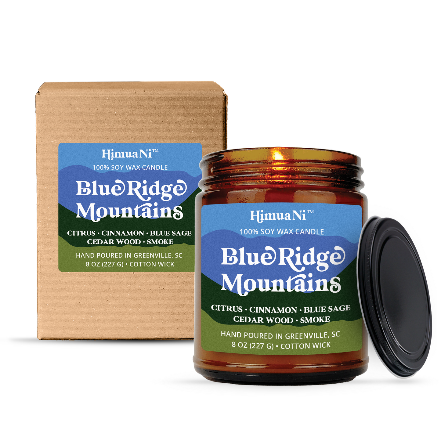 Blue Ridge Mountains | Soy Candle