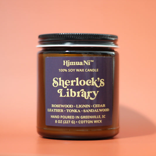 Sherlock's Library | Soy Candle