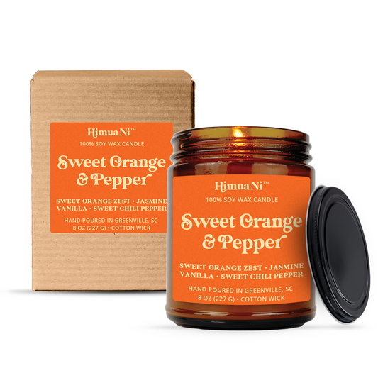 Sweet Orange & Pepper | Soy Candle